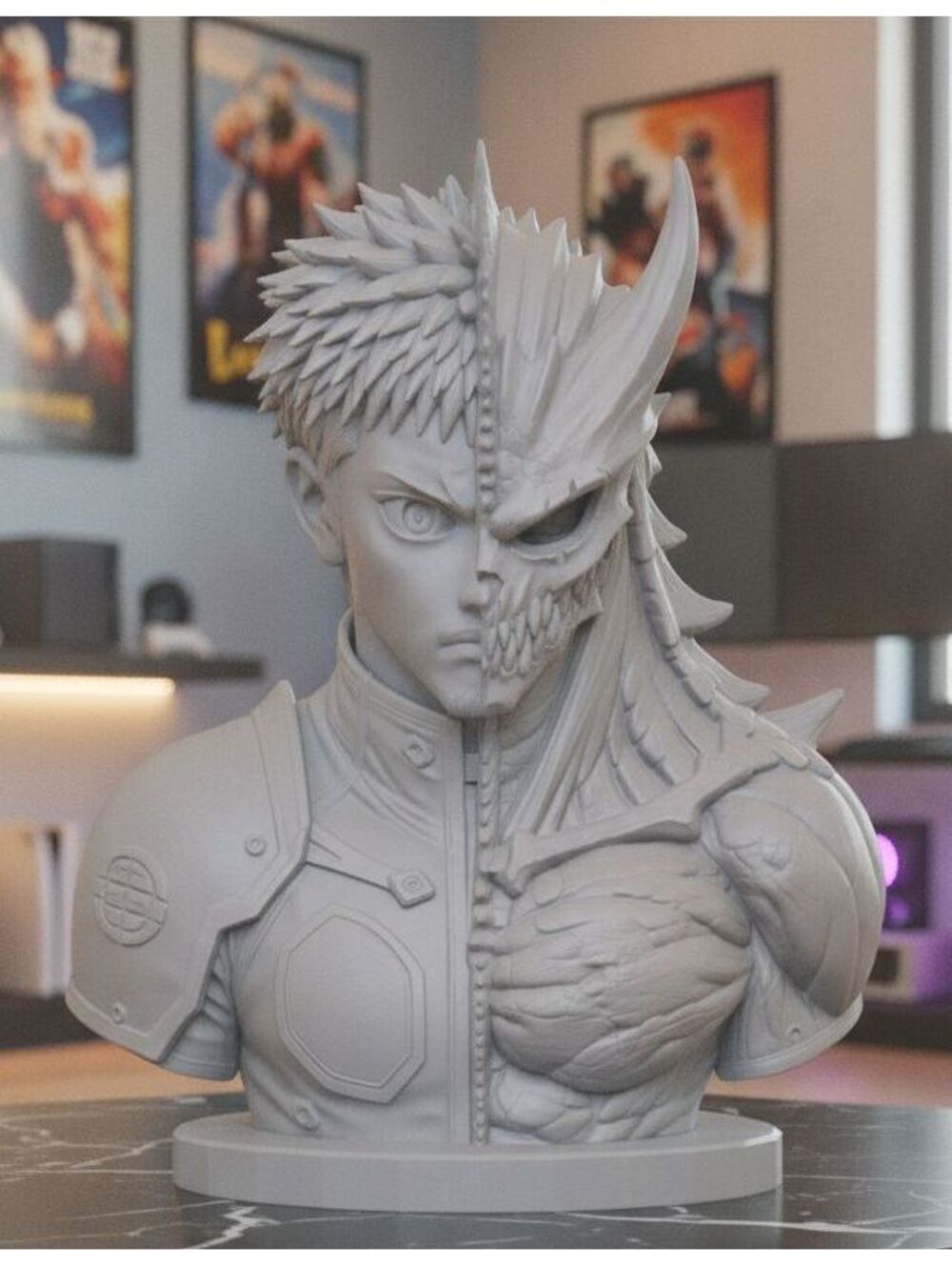Kafka Hibino Kaiju Bust - Kaiju No. 8 Display - Anime Lover Gift - Dad Gift